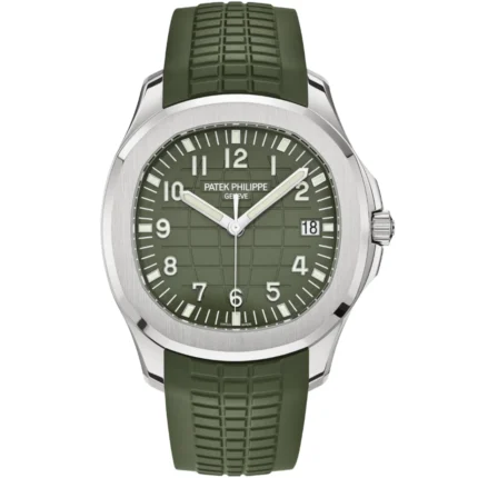 Patek Philippe Aquanaut 5168G-010 White Gold Khaki Green Dial