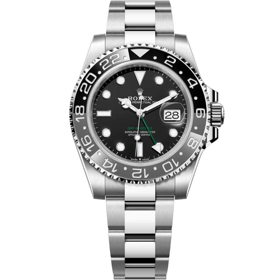 126710GRNR-0004_1 Rolex GMT-Master II 126710GRNR "Bruce Wayne" Stainless Steel Oyster