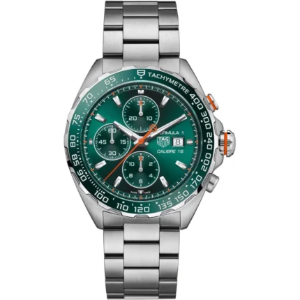 TAG Heuer Formula 1 Chronograph CAZ201H.BA0876 Stainless Steel Green Dial