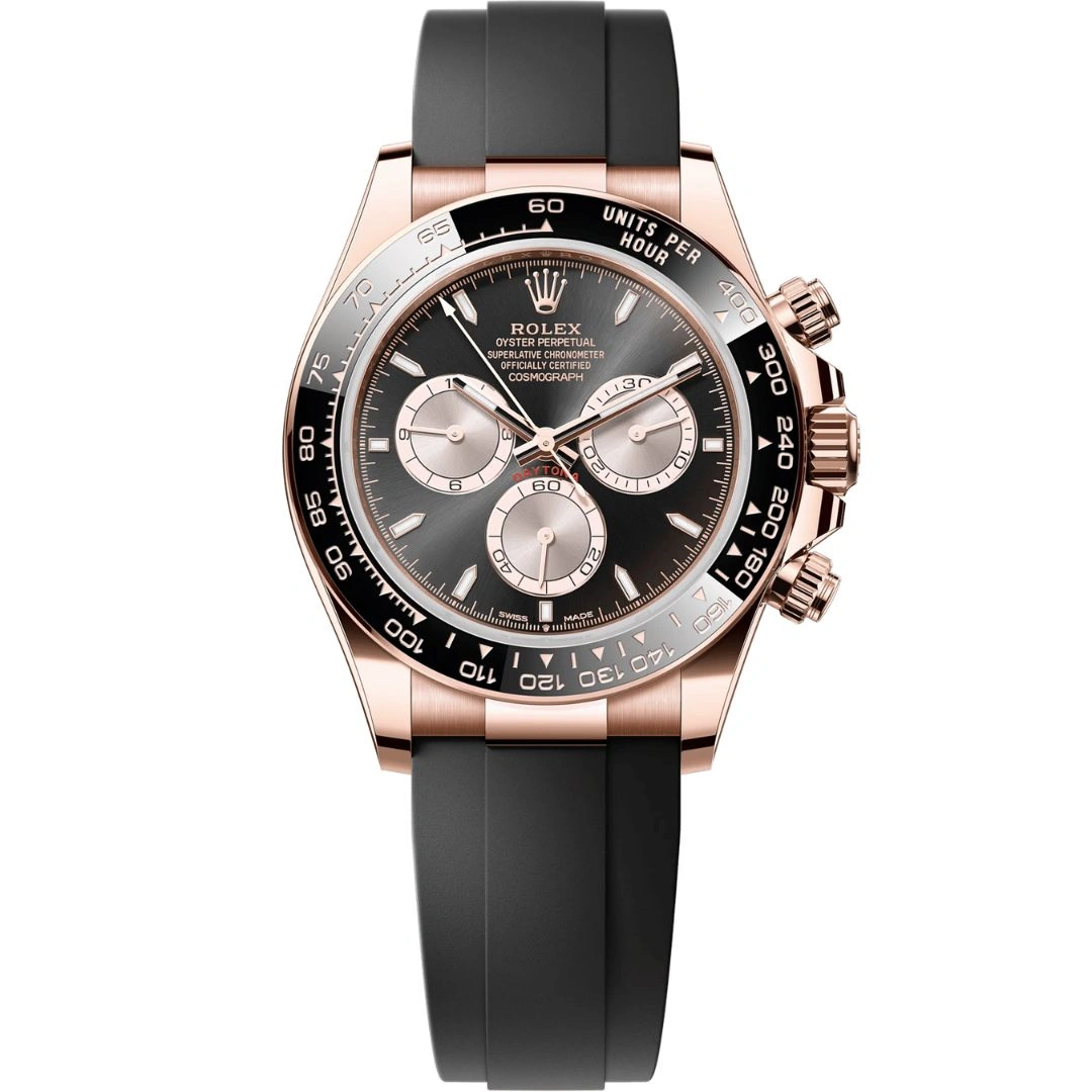 126515ln-0002_1 Rolex Daytona 40mm 126515LN Rose Gold Black Dial - Image 1