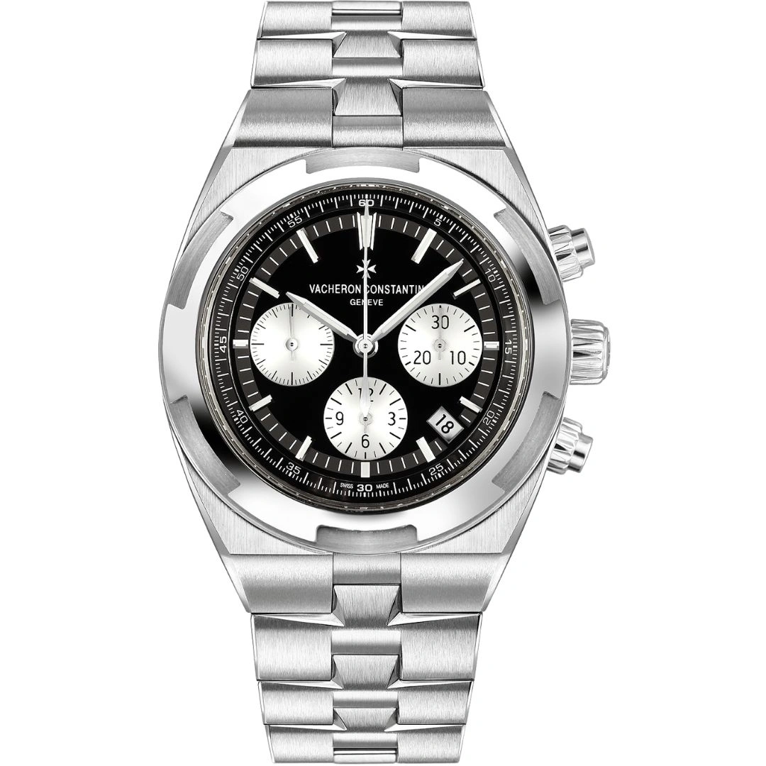 5520v-210a-b481_1 Vacheron Constantin Overseas Chronograph 5520V/210A-B481 Stainless Steel Black Dial - Image 1