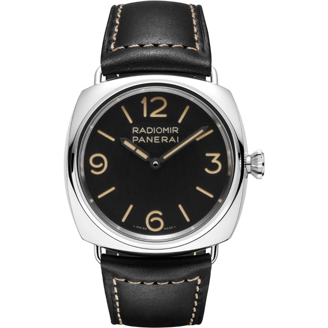 pam01382_1 Panerai Radiomir Officine PAM01382 45mm Stainless Steel Black Dial