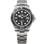 Rolex Yacht-Master 42 226627 Titanium Black Dial with lightweight RLX titanium construction, black Cerachrom bezel, automatic movement, and Oyster bracelet, combining high-performance sailing heritage with contemporary Rolex design.