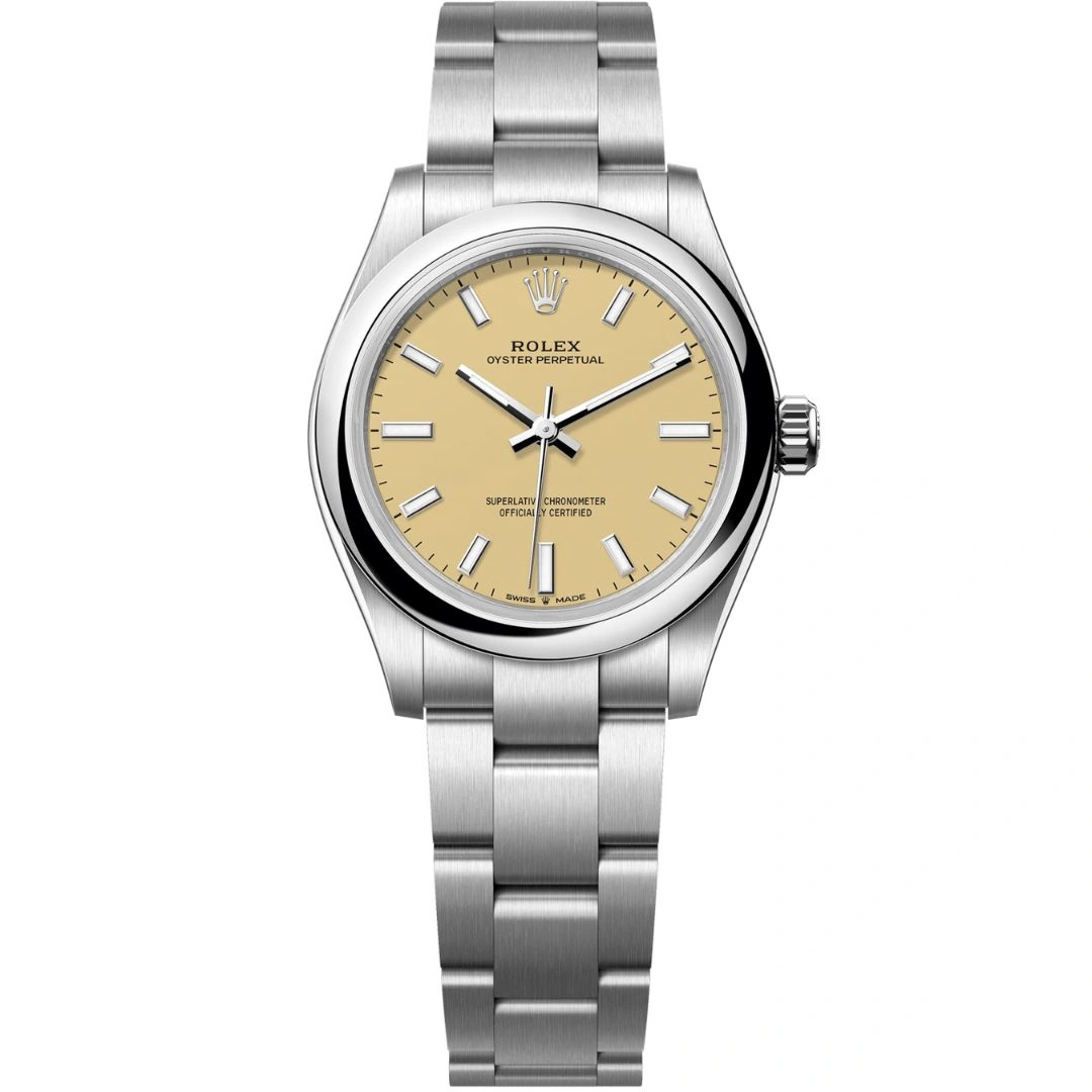 277200-0013_1 Rolex Oyster Perpetual 31 277200 Stainless Steel Beige Dial - Image 1