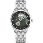 Hamilton Jazzmaster Open Heart 40mm H32675160 Stainless Steel Green Dial