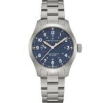 Hamilton Khaki Field Mechanical Power Reserve 40mm H69509140 Stainless Steel Blue Dial