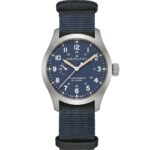 Hamilton Khaki Field Mechanical Power Reserve 40mm H69509940 Stainless Steel Blue Dial