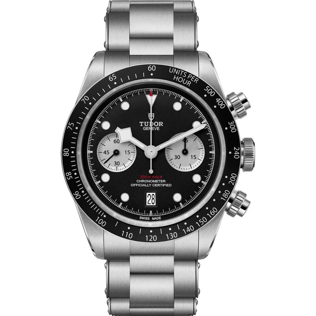 m79360n-0011_1 Tudor Black Bay Chrono M79360N-0011 Stainless Steel Black Dial - Image 1