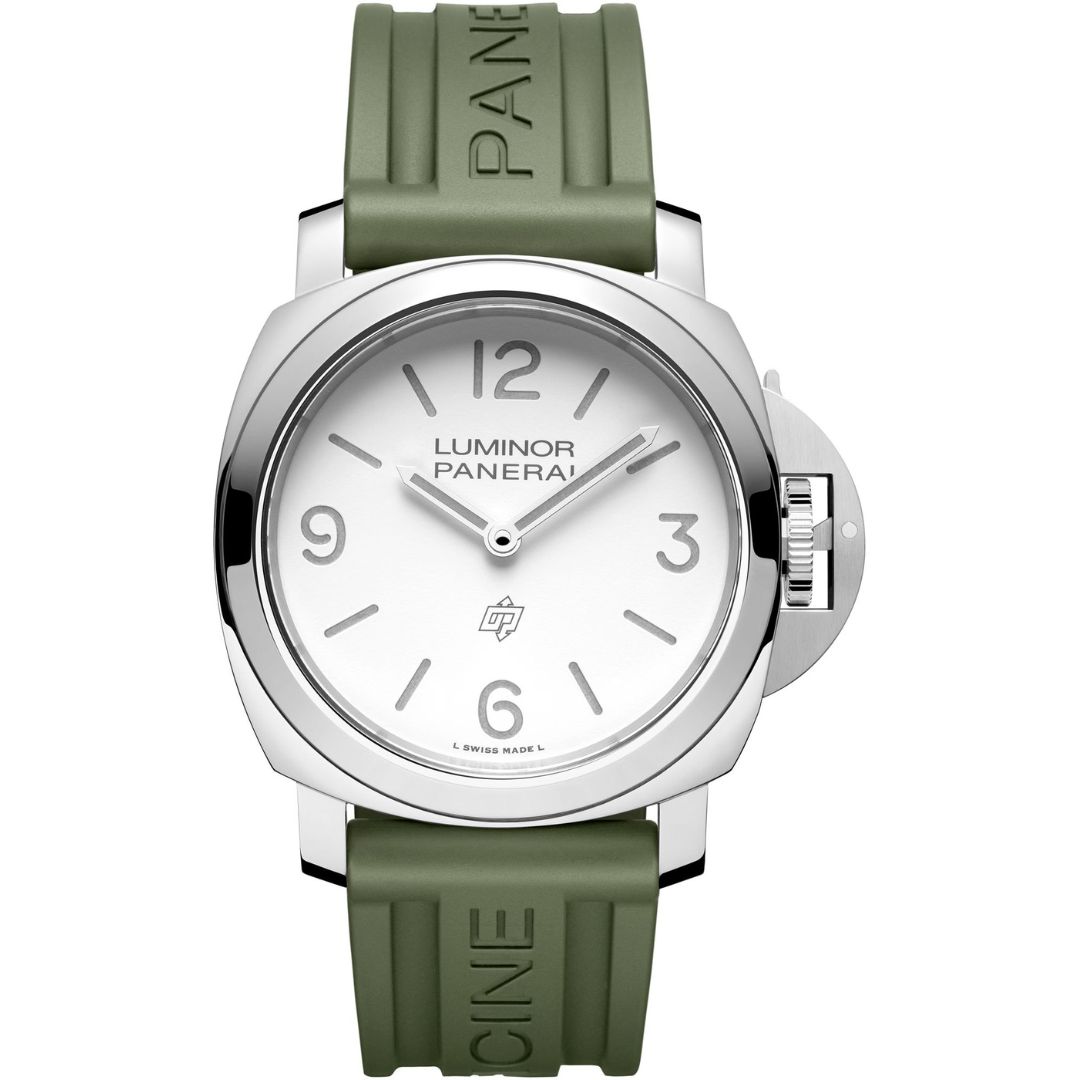pam01087_1 Panerai Luminor Base Logo 44mm PAM01087 White Dial - Image 1