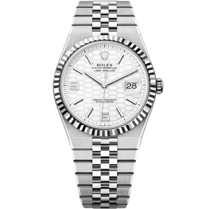 Rolex Land-Dweller 40 Stainless Steel White Dial Jubilee