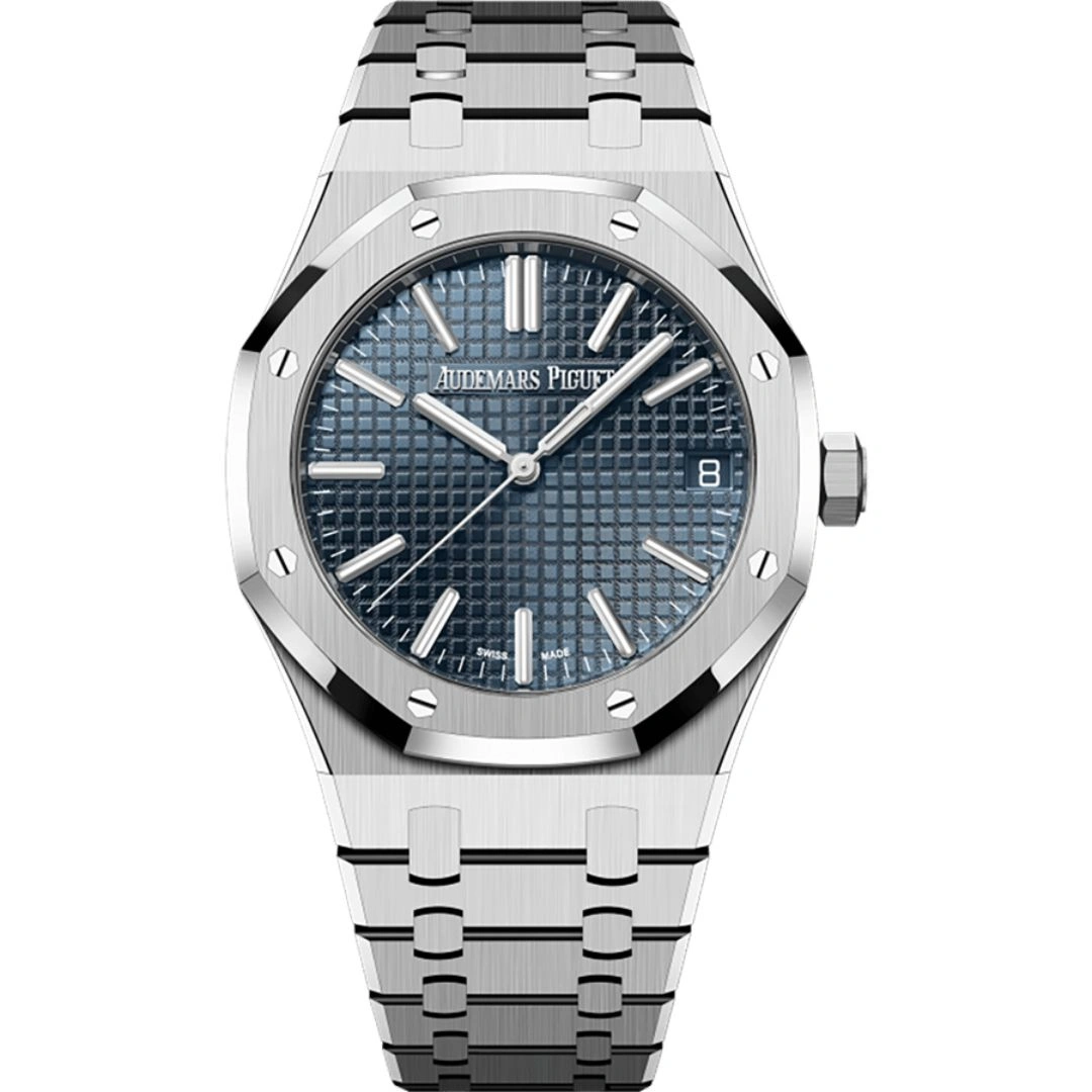 15510st-oo-1320st-06_1 Audemars Piguet Royal Oak 41 15510ST.OO.1320ST.06 Blue Dial