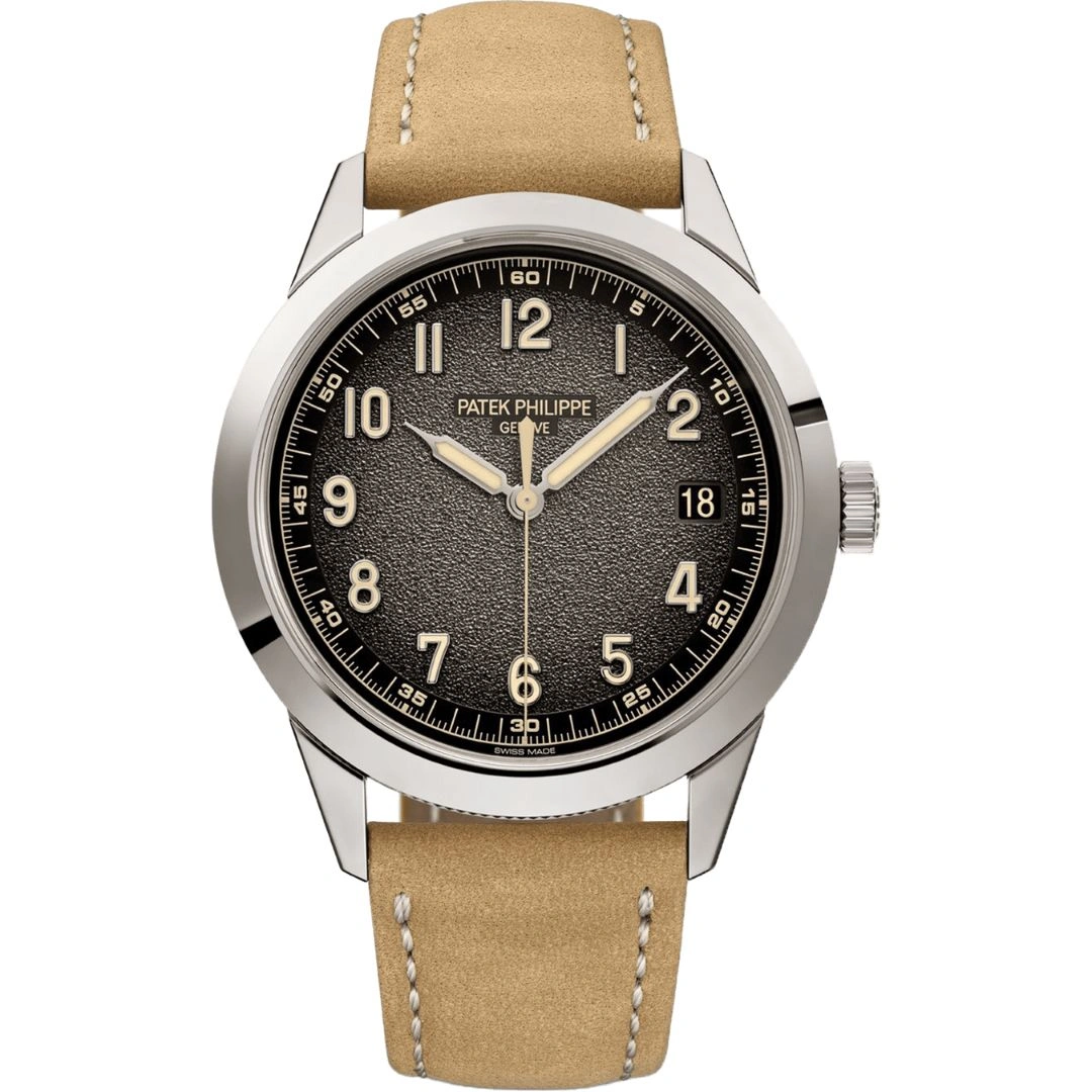 5226g-001_1 Patek Philippe Calatrava 5226G-001 White Gold Grey Dial
