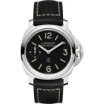 Panerai Luminor Logo PAM01084 44mm Stainless Steel Black Dial