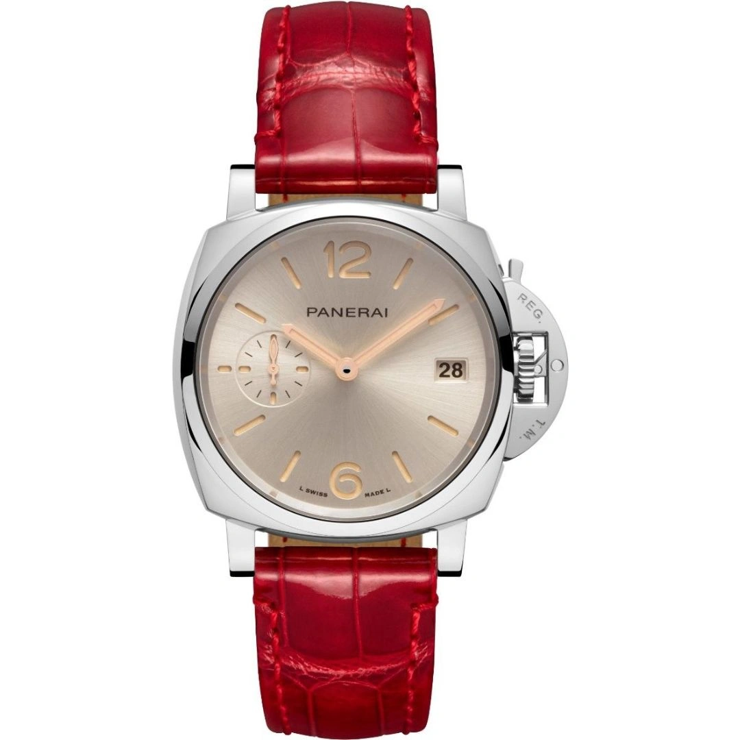 pam01550_1 Panerai Luminor Due PAM01550 38mm Stainless Steel Case with Ivory Dial