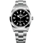 Rolex Explorer 36 124270 Stainless Steel Black Dial