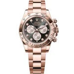 Rolex Daytona 126505 Rose Gold Black Diamond Dial