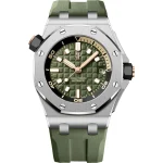 Audemars Piguet Royal Oak Offshore Diver 15720ST.OO.A052CA.01 Steel Green Dial (Used)
