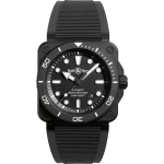 Bell & Ross BR 03 Diver Black Matte Ceramic 42mm BR03A-D-BL-CE/SRB