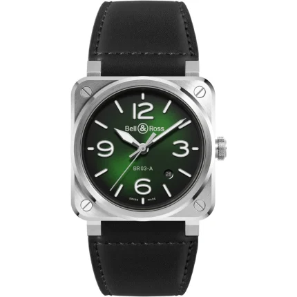 Bell & Ross BR 03 Green Steel 41mm BR03A-GN-ST/SCA