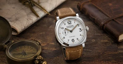Panerai Radiomir luxury diving watch, highlighting the iconic timepiece that helped define the legend of modern military and underwater watches.