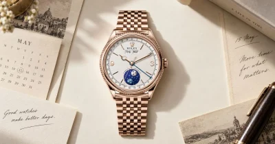 Rolex Perpetual Padellone new 39mm annual calendar watch featuring an elegant classic design and sophisticated calendar display.